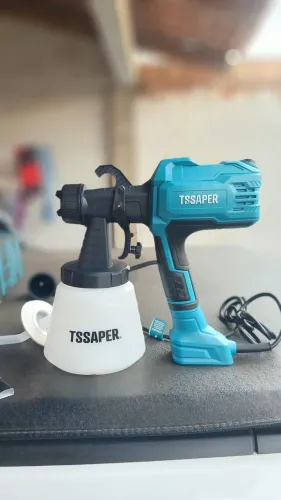 Pulverizador de Tinta Elétrico Compressor Para Pintura Profissional 500w C/ Bico de Metal