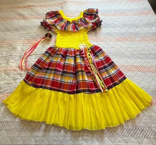 Vestido Junino Infantil