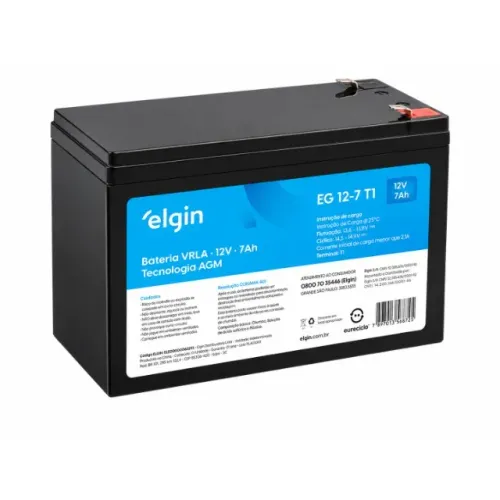 BATERIA ELGIN SELADA 12V 7AH - ALARME