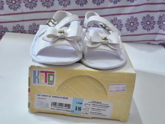 Sandalia Bebê Keto Baby N18