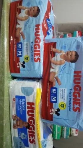 Fraldas Huggies no Preçinho, as duas unidades por 130