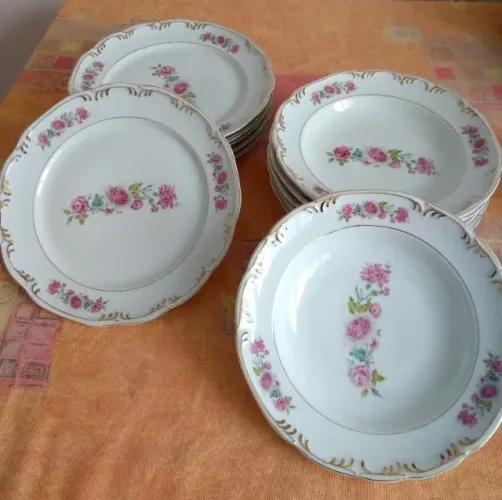 Kit Pratos Porcelana Schmidt Floral