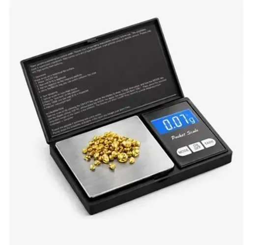 Balança De Precisão Alta 0,01g Até 500g Portátil Digital