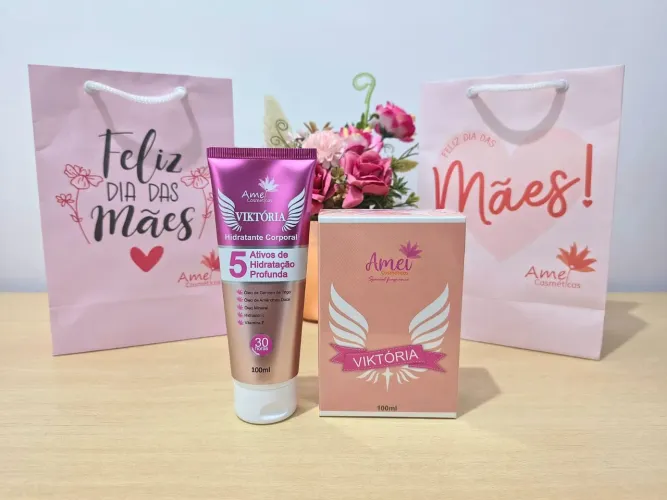 Dia das mães KIT Perfume + Hidratante corporal.