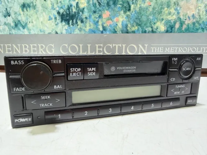 Rádio de carro antigo Volkswagen