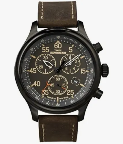 Relógio masculino Timex Expedition Field Chrono 43 mm Novo 