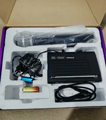 Vendo microfone sem fio ?