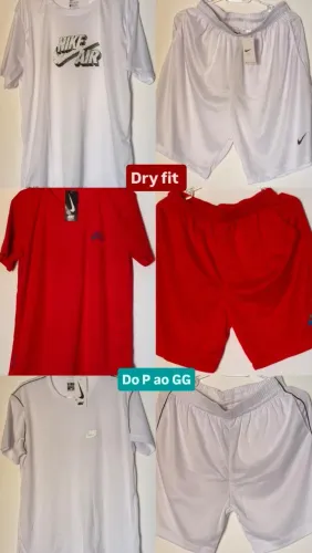 Dry Fit, De várias cores e modelos do P ao GG