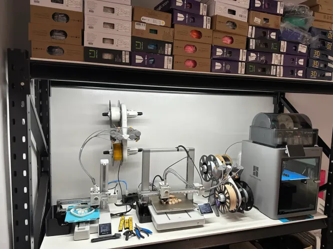 FÁBRICA DE IMPRESSÃO 3D COMPLETA
