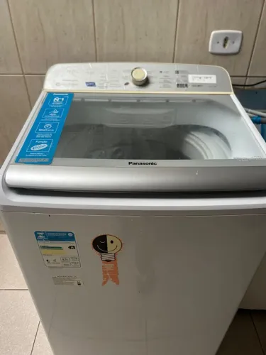 Máquina de Lavar Roupa Panasonic Automática - Excelente Estado