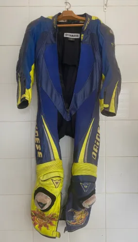 Macacão Dainese Valentino Rossi original italiano edição colecionador Usado