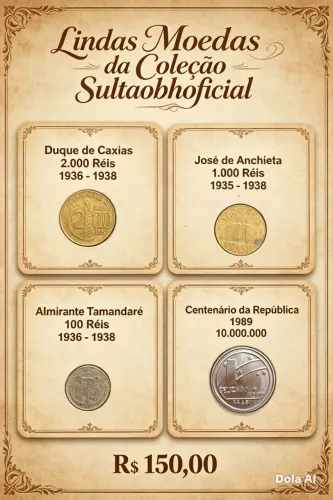Moedas antigas 