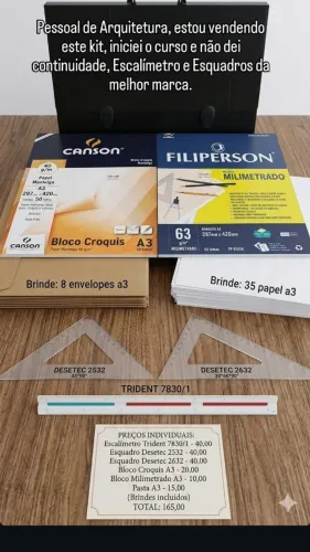 Kit Estudante de Arquitetura 