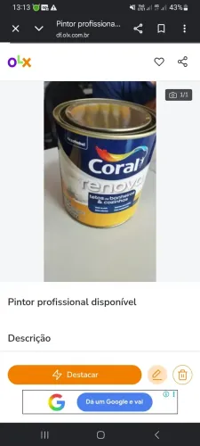 Venha fazer seu orçamento! pedreiro e pintor trabalho  com profissionalismo e qualidade 