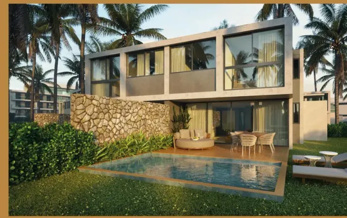 Casa com 4 suítes, piscina e jardim privativos, resort de alto padrão, beira mar de Antun