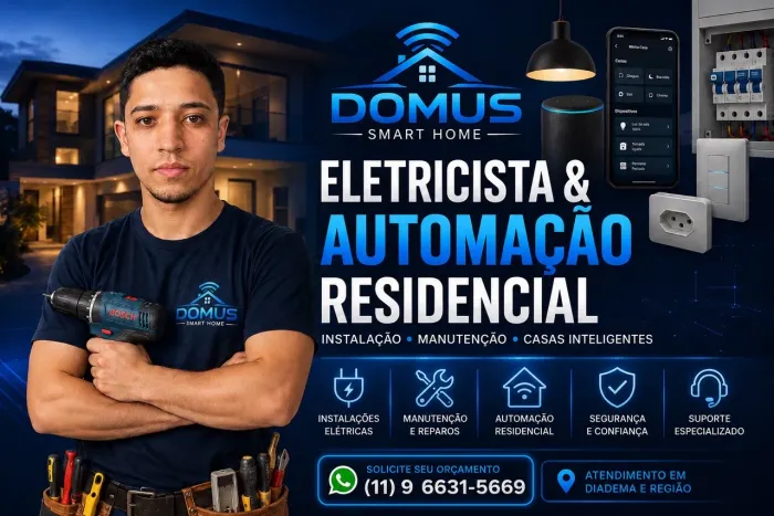 Eletricista Residencial | Automação Residencial | Alexa | Domótica