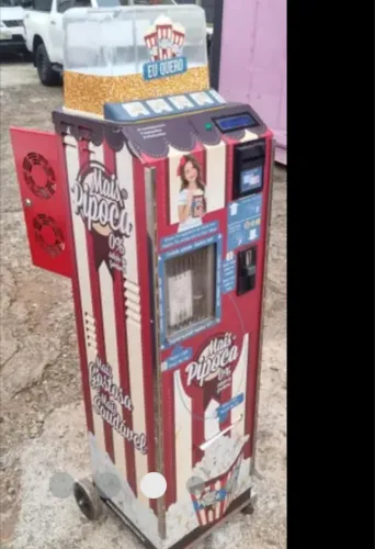 Vending machine de pipocas (máquina automática de pipocas )