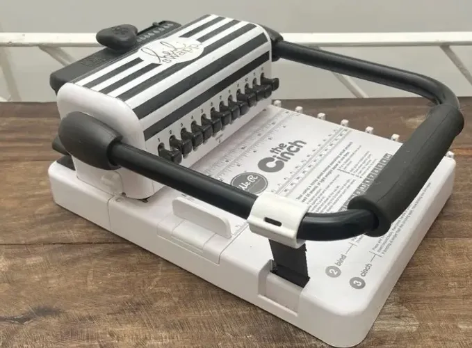 encadernadora the cinch furo quadrado