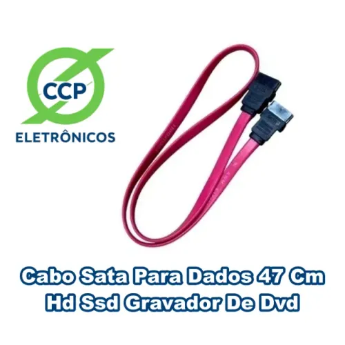 Cabo Sata Para Dados 45 Cm Hd Ssd Gravador De Dvd
