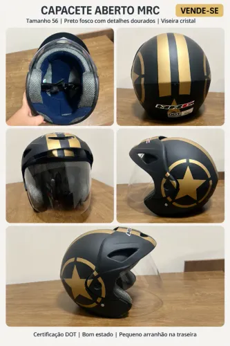 Capacete Aberto