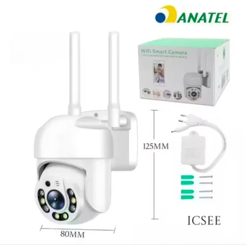 Câmera De Seauranca Externa Wifi lp Icsee Prova D'água Visão Noturna - Bivolt