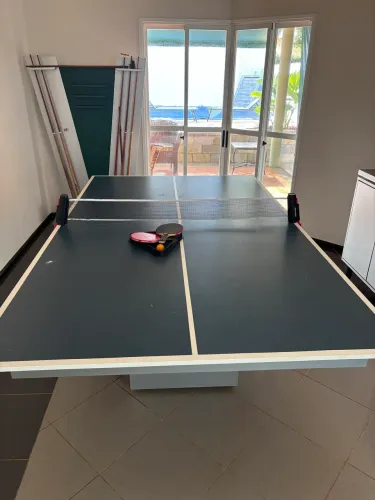 Mesa de sinuca e ping pong