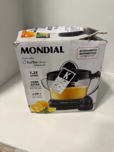 Espremedor Mondial Turbo Citrus Premium