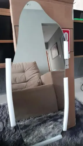 VENDO ESPELHO LAPIDADO MODERNO (NOVO NA CAIXA) 90X40