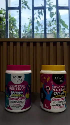 2 cremes de pentear Salon Line