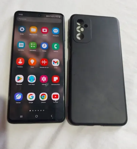 Celular Samsung galaxy M52 5g vendo ou pego outro e volta