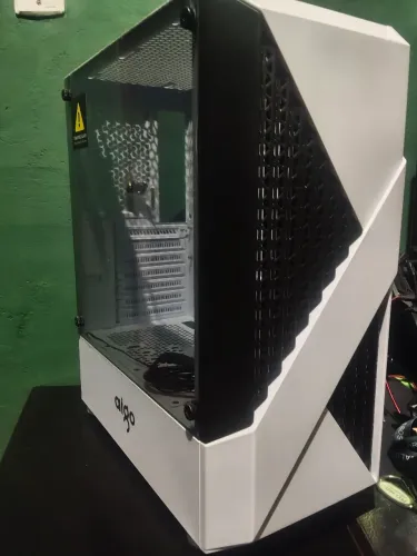 Gabinete Gamer Aigo A01, Lateral de Vidro, Branco, A01-WH
