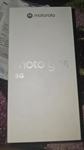 Motorola motog56 5g novo com nota fiscal , já está com capa e película