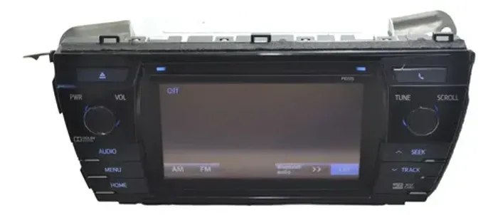 Central Multimídia Radio Som Corolla 2015 - 2017 Original Preto