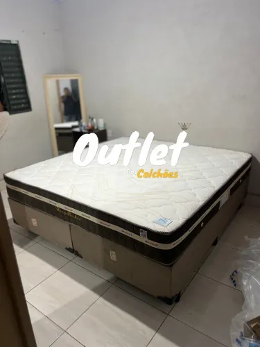 Cama box molas ensacadas super king entregamos