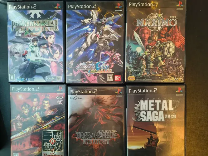 Coleção jogos PS2 Playstation 2 Japonês