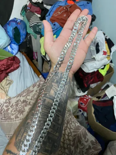 ? CORRENTE PRATA 925 MACIÇA 80CM | 13MM | 90G ?