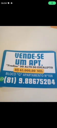 Apt no dom elder alto do eucalipto Vasco da Gama valor ,50 mil pra buta preço.