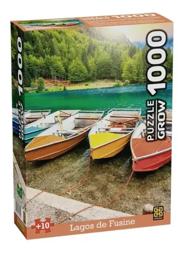 Quebra-Cabeça 1000 Peças Lagos De Fusine Grow
