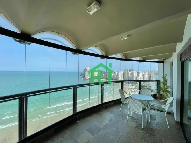 Apartamento frente mar com 3 quartos (3 suítes), 2 vagas e lazer à venda em Jardim Astúria