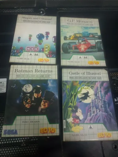 Cartuchos de game gear