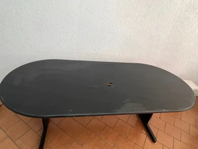 Mesa de reunião Oval - Retangular