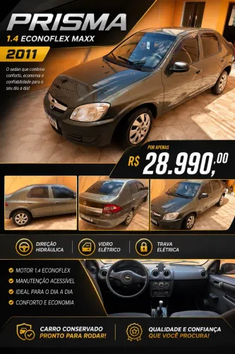 Chevrolet Prisma Sed. Maxx/ LT 1.4 8V Econof. 4P 2011