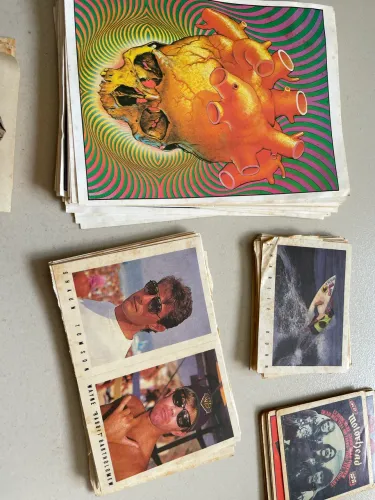 Coleções de figurinhas anos 80