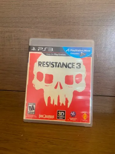 Resistance 3 mídia física ps3