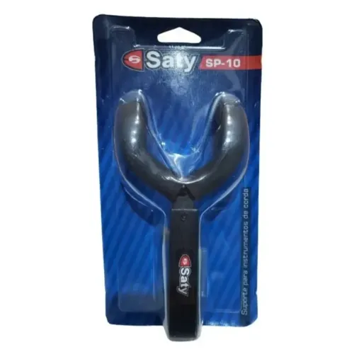 SUPORTE PAREDE VIOLÃO/GUITARRA/BAIXO/CAVACO SATY SP-10 COR PRETO.