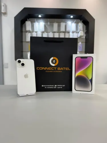 iPhone 14 256gb - Bateria 84% - Aceitamos Seu Usado -Loja física Com Garantia