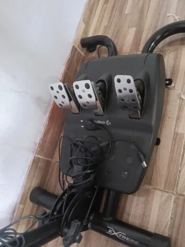 Volante Logitech G920 | Câmbio Manual | Base Cockpit Extreme SimRacing