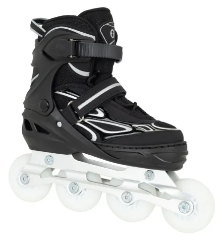 patins oxer light ajustável 33-36 preto