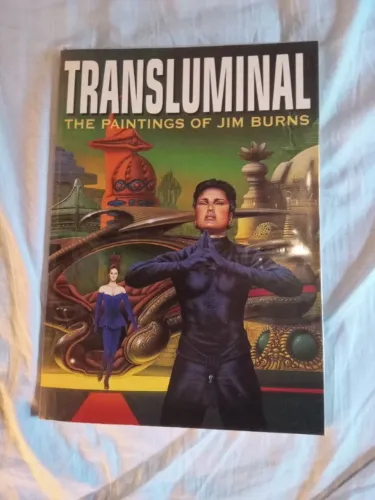 ?Transluminal?, arte fantástica e ficção científica, Jim Burns, 1ª Edição, 1999, Est. Novo