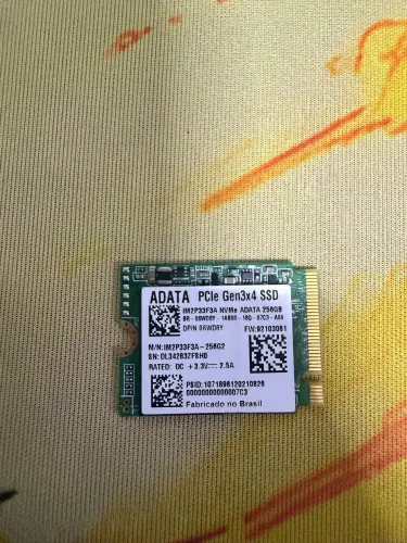 Ssd Nvme Adata 256gb